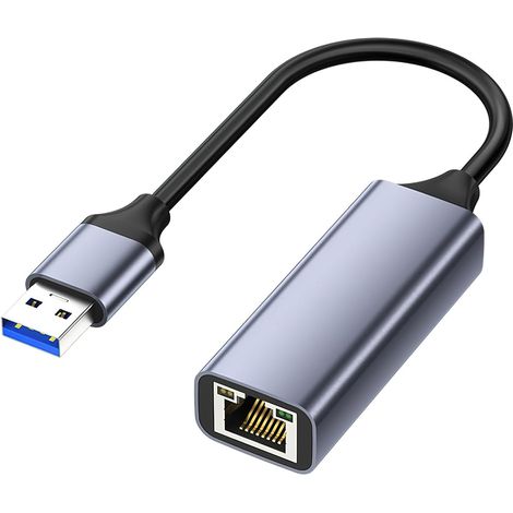 HENGBIRD USB 2.0 Ethernet-LAN-Adapter, 1000 Mbit/s USB auf RJ45 Gigabit-Ethernet-LAN, kompatibel mit Surface, MacBook, Laptop, PC mit Windows 11/10/8.1/8, MacOS, Linux (1/5)