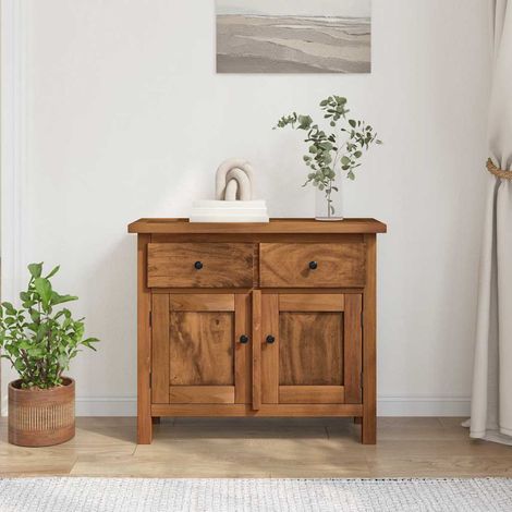 Buffet Commode Armoire Luxueux, pour Salon Chambre Entrée Cuisine, Bois de récupération massif 75 x 30 x 65 cm OIB1295E (1/4)