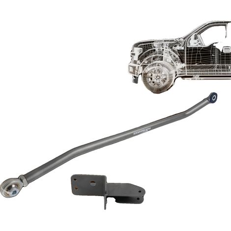 Barre de direction réglable, matériau en acier, longueur 99,7 cm, largeur 17 cm, hauteur 16,2 cm, compatible avec Jeep Cherokee XJ 1984-2001 (1/5)