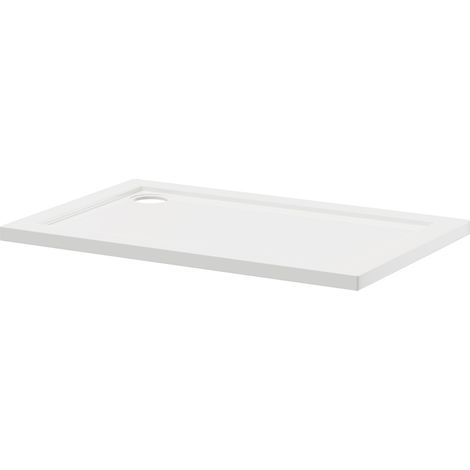 Pearlstone 1100mm x 700mm x 40mm Rectangular Shower Tray (1/4)