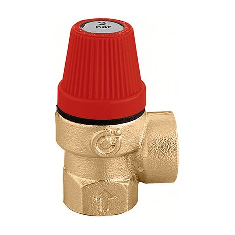 Caleffi Valvola di Sicurezza 3/4” FF 7 Bar Certificata  311570 Ottone3/4" F/F