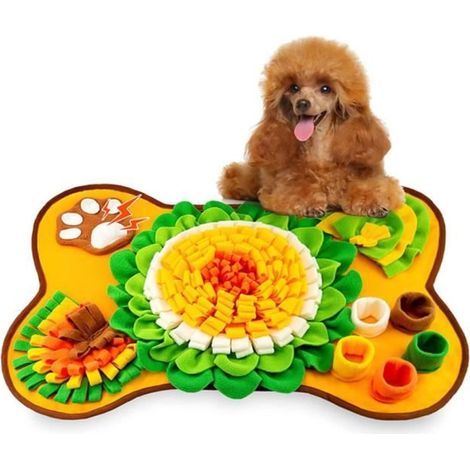 Tapis de Fouille - Pliable - Antidérapant - 64x43 cm - Pour Chiens Adultes (1/4)