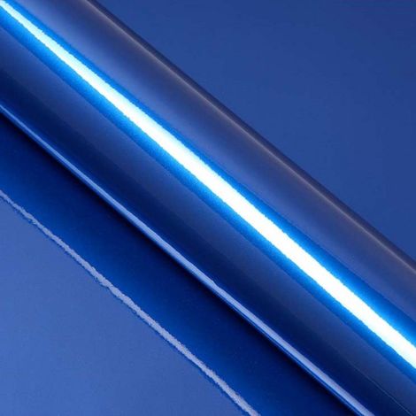 DIMEXACT - Covering bleu nuit brillant métallisé pour toutes surfaces - Haute finition - 152 cm x 0.5 m - En Rouleau