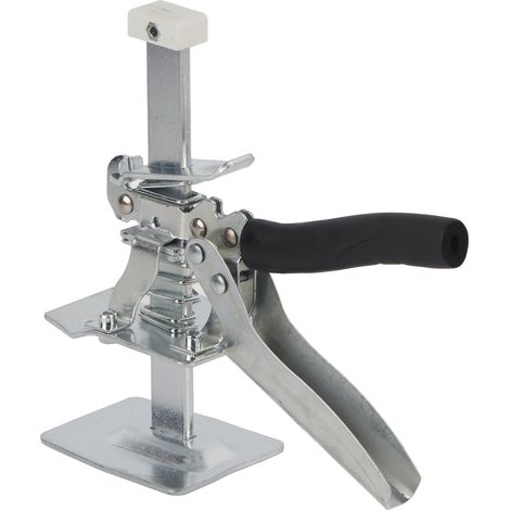 Système de réglage de hauteur pour carrelage, outil de nivellement métallique avec pince de fixation pour panneaux de porte (1/5)