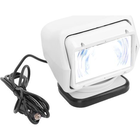 55-W-12/24-V-HID-Flutlicht mit Fernbedienung, verstellbarer, wasserdichter Außenstrahler, weiß, verstellbarer Winkel (1/5)