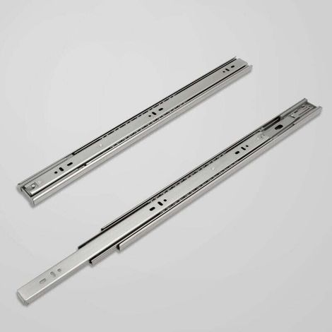 2X-20X Schubladenschienen, XU, kugelgelagerte Schubladenschienen mit Soft-Close-Funktion und geräuscharmem Lauf, 35 kg/45 kg, 600 mm - KZQ (1/4)