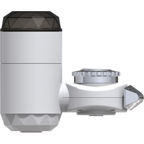 Grifo calentador de agua eléctrico instantáneo, pantalla LED, acero inoxidable, para cocina y ducha. (1/5)