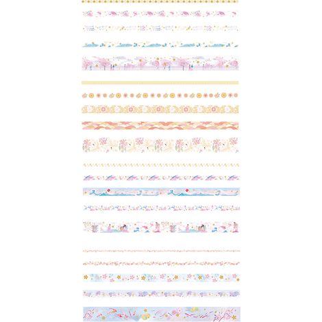 Lot de 20 rouleaux de ruban adhésif japonais Washi en feuille d'or pour décoration de journaux, scrapbooking, emballage cadeau, 2 mètres (1/2)