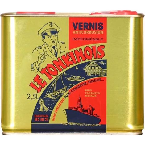 Le-tonkinois GELOMAT transparenter Lack 2,5 L
