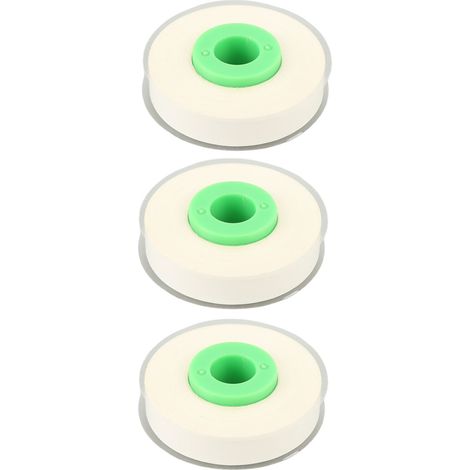 Ruban adhésif pour étiqueteuse, 3 rouleaux de 8m, 9mm de large, PET résistant à la déchirure, recharge blanche pour MAX LM 370 380 390 (1/5)