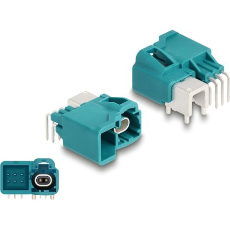 Delock HDMTD simple + Powerpin macho acodado para PCB