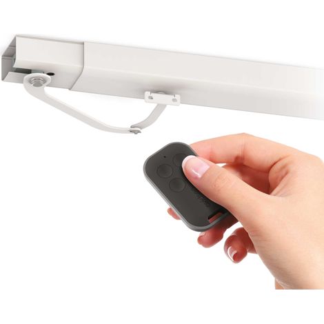 Avidsen – Kit motorisation volets à battants Open-W – Télécommande incluse – Charge max 30kg – Compatible tous matériaux – 114600