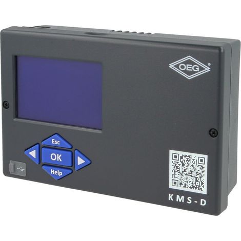 Le Sanitaire – Régulation de chauffage KMS-D – Écran LCD – 8 entrées de sondes – 46 schémas hydrauliques – Montage mural standard 144 x 96 mm