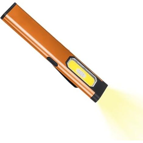 Lampe torche LED générique Lampe torche étanche à clip, lampe torche d'extérieur avec base magnétique – Pour le camping, la randonnée, les excursions nocturnes, les voyages en plein air, la voiture e (1/5)