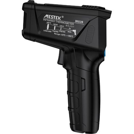 Thermomètre Mestek IR02B-50800c avec thermostat, pistolet de température industriel sans contact, écran LCD. (1/5)