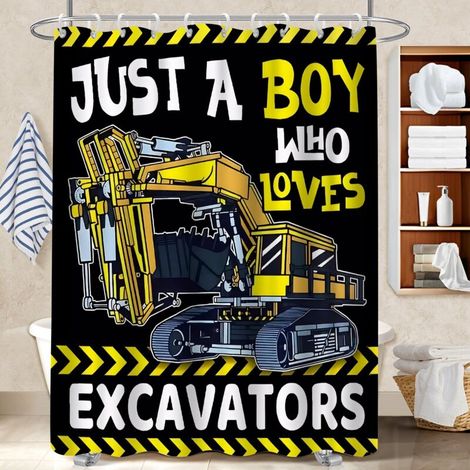 Rideau de douche 180x180 À œillets renforcés rideau étanche pour protéger le sol des éclaboussures efficacement (1/5)