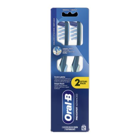 Brosses à dents Oral-B Pro-Expert Advanced, lot de 2