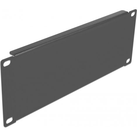 Panel Ciego para rack 19 de 2U en negro