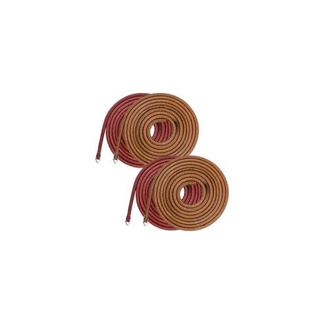 Lot de 4 courroies de machine à coudre en cuir de vachette, Ø5 mm, 1,83 m – (1/5)
