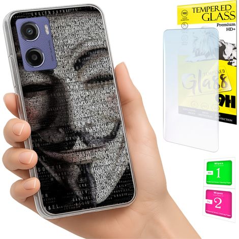 Funda para Motorola Moto E15 / Moto G05 con cubierta trasera y cristal 9H. (1/5)