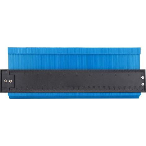 Konturschiene 12 cm, auf mein Messer übertragen, Profillineal metrisch Zoll, Kopierer, Fliesenleger, Laminat-Messwerkzeuge (1/5)
