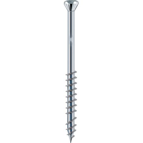 HSeasy Terra Terrassenschrauben Tordrive TX25 rostfrei Ø 5 x 50 mm - 200 Stück Edelstahl A4