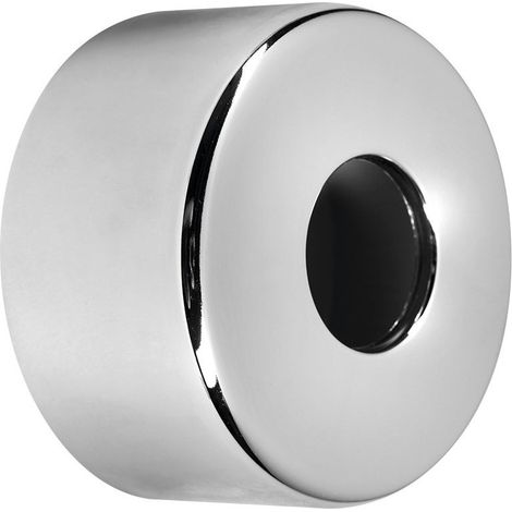 Rosace 90/32 mm, hauteur 45 mm, chromée