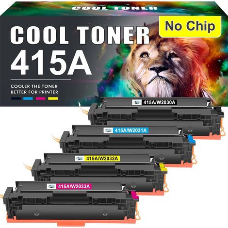415A Compatible pour HP Color LaserJet Pro MFP M479fdw 4-Pack (1/5)