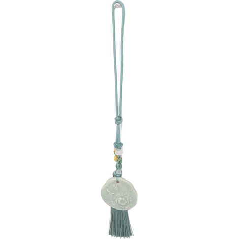 Pendentif pompon de voiture, élégant et raffiné, à suspendre soi-même à l'intérieur d'une voiture ou d'un sac (SY GCL 015) (1/5)