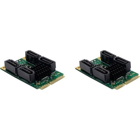 Convient aux cartes adaptatrices de disque dur PCIe vers 4 SATA3.0 6 Gbps (carte d'extension de contrôleur PCI Express vers 3.1). (1/4)