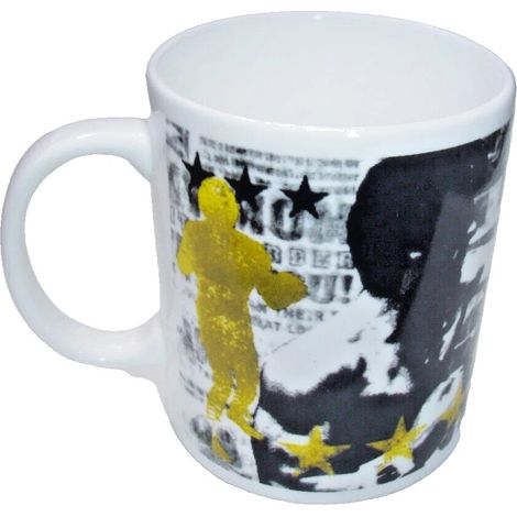 Mug en céramique + boutons de manchettes Rocky (1/4)