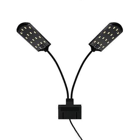 Lampe LED pour aquarium, 5W, 32 diodes, clip réglable, compatible avec les aquariums de 20 à 38 cm.-AquaForge (1/5)