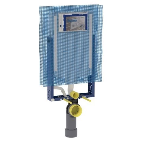 Sigma KOMBIFIX cadre de toilette suspendu avec réservoir de chasse - GEBERIT (1/3)