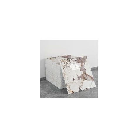 (10 pezzi, 30×30 cm, Q078) Adesivi murali autoadesivi per piastrelle, effetto marmo, decorazione murale, materiale PET, adatti per cucine, bagni, caminetti e lavanderie. - Crezuo