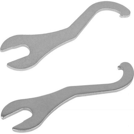 2 pièces vélo serrure anneau dissolvant pédalier réparation clé clé vélo réparation démontage outil cyclisme accessoires 15.5x4.4cm