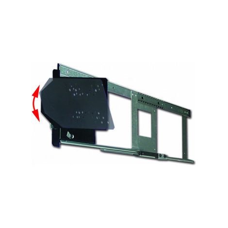 Support TV vertical pour camping-car – Rotation 180° – Fixation VESA 75/100 mm – Compatible TV 25-83 cm – Charge max 16 kg – Antarion