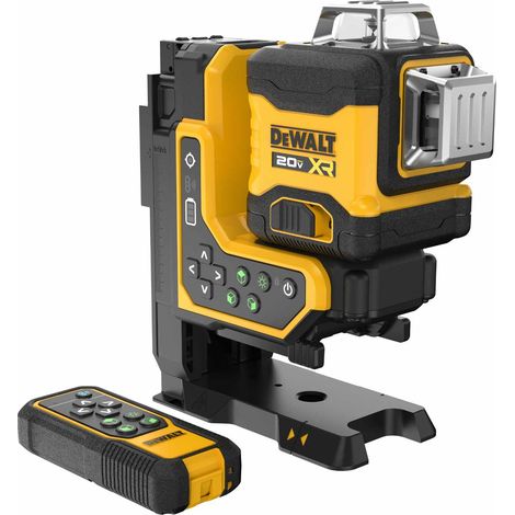 Dewalt – Laser à ligne 3x360° 18V – Lignes laser vertes jusqu'à 100m – Autonivelant avec télécommande – Précision +/- 3mm à 10m (1/5)