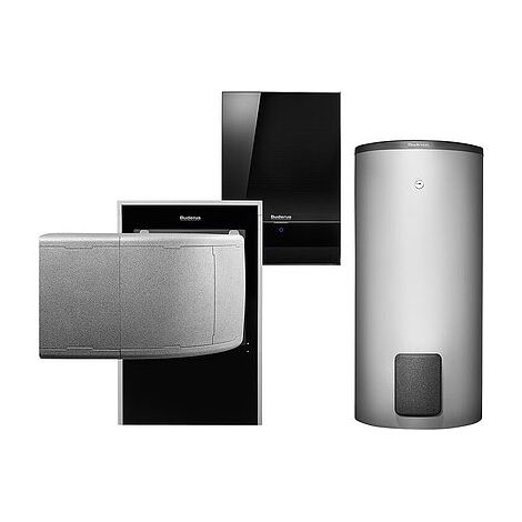 Buderus Logaplus-Paket WLW196 iIR-7 WLW196i-6 IRB, 1HK, SH290 RS-B - 7739610207 von Buderus