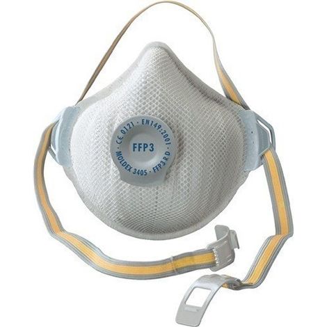 Mascarilla  Moldex  de  protección  respiratoria  AIR  Plus  340501  FFP3  /  V  R  D  con  válvula  de  exhalación  -  340501