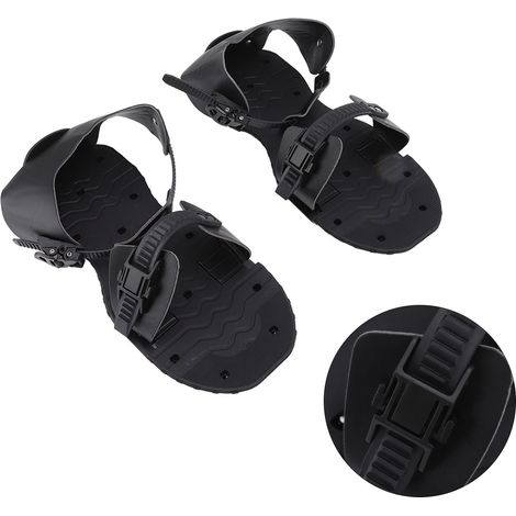 Chaussures à crampons pour pelouse, chaussures gonflables en cuir PU pour gazon synthétique, outils de jardinage et d'horticulture, chaussures d'oxygénation et d'aération (1/5)