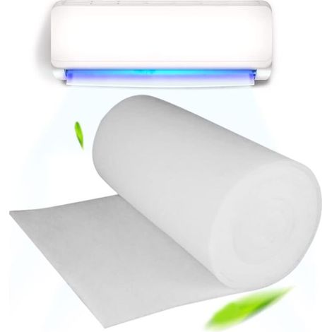 Universal-Klimaanlage, Kanalklimaanlagenfilter, Ersatzklimaanlage, Klimaanlagenfilter, 100 cm x 100 cm x 5 mm, Größe kann frei zugeschnitten werden