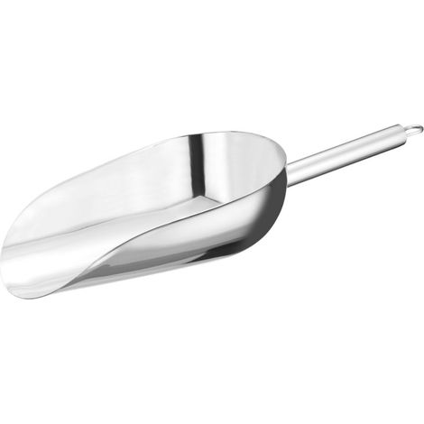 Cuchara de acero para hielo de barman con soporte 0,92 l