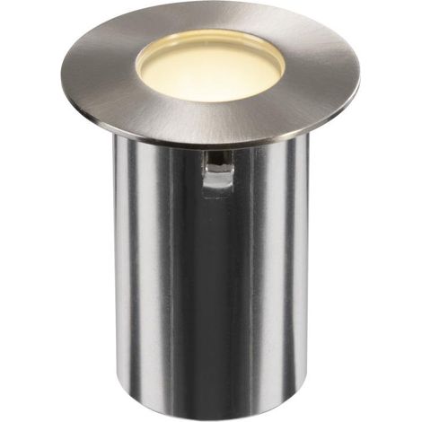 Encastré de sol TRAIL-LITE® 60 simple 3000K rond inox/aluminium - SLV - 1008842 (1/3)