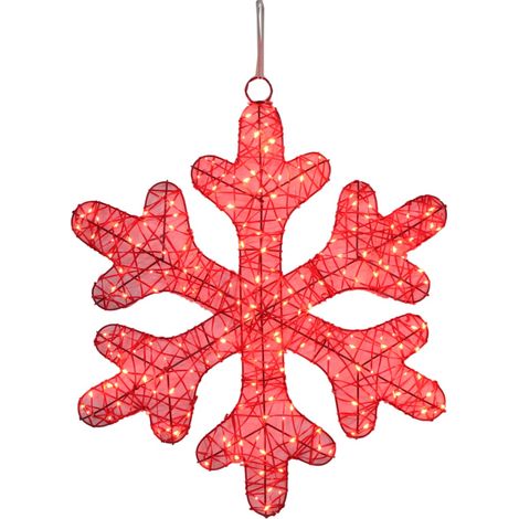 HIGH-TECH FIOCCO DI NEVE 210 LED ROSSO CM. 60