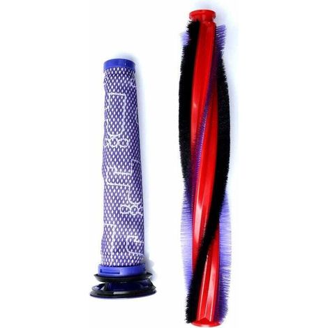 225mm Brosse principale + filtre pour DYSON V6 Animal/Fluffy DC58 DC59 DC61 DC62 Pièces de rechange Accessoires