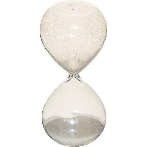 Sablier décoratif Sibel 5,5x5,5x12cm en verre - Atmosphera créateur d'intérieur (1/4)