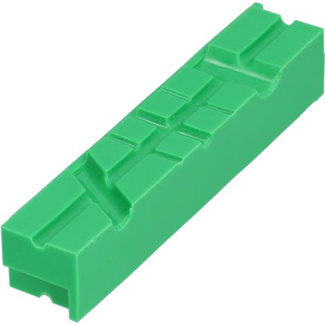 Lot de 2 mâchoires d'étau avec protections souples en ABS, universelles, pour établi, outil pour marteau en laiton et pince. (1/5)
