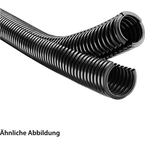 FLEXA ROHRflex-Duo PA 6 Wellschlauch / Wellrohr Polyamid PA6 Duo - AD 35,0mm, ID 27,2mm schmales Profil, Mindestbiegeradius bewegt 360,0mm - 1 Meter (1/2)