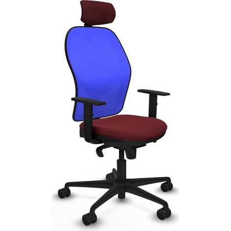 Piqueras y Crespo Silla Ergonómica Granate para Oficina (1/3)