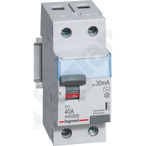 Legrand 411510 Interruptor diferencial bipolar 40A 30mA
